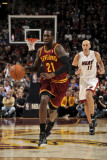 Miami Heat v Cleveland Cavaliers: J.J. Hickson and Zydrunas Ilgauskas Photographie par David Liam Kyle
