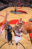 Utah Jazz v Portland Trail Blazers: Paul Millsap and Wesley Matthews Photographic Print by Sam Forencich