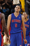 Detroit Pistons v Golden State Warriors: Austin Daye Photographic Print by Rocky Widner