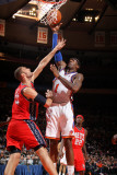 New Jersey Nets v New York Knicks: Amar'e Stoudemire and Brook Lopez Photographic Print by Nathaniel S. Butler