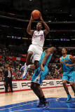 New Orleans Hornets v Los Angeles Clippers: Al-Farouq Aminu and Emeka Okafor Photographic Print by Andrew Bernstein