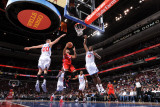Los Angeles Clippers v Philadelphia 76ers: Eric Gordon, Elton Brand and Spencer Hawes Photographic Print by Jesse D. Garrabrant
