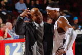 Texas Legends v Idaho Stampede: Randy Livingston and Walter Sharpe Photographic Print by Otto Kitsinger