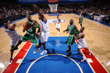 Boston Celtics v Philadelphia 76ers: Paul Pierce and Elton Brand Photographic Print by Jesse D. Garrabrant