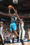 New Orleans Hornets v Utah Jazz: Willie Green and Paul Millsap Photographic Print by Melissa Majchrzak