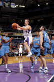 Washington Wizards v Sacramento Kings: Beno Udrih and Kirk Hinrich Photographic Print by Rocky Widner