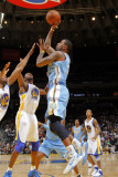 Denver Nuggets v Golden State Warriors: Gary Forbes Photographic Print by Rocky Widner