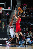 New Jersey Nets v Atlanta Hawks: Brook Lopez Photographic Print by Scott Cunningham