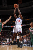 Milwaukee Bucks v Philadelphia 76ers: Elton Brand Photographic Print by Jesse D. Garrabrant