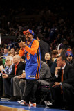 Boston Celtics v New York Knicks: Spike Lee Photographic Print by Lou Capozzola
