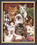 Kitties II Prints by Jenny Newland