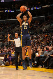 Indiana Pacers v Los Angeles Lakers: Brandon Rush Photographic Print by Andrew Bernstein