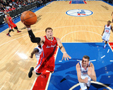 Los Angeles Clippers v Philadelphia 76ers: Blake Griffin and Spencer Hawes Photographic Print by Jesse D. Garrabrant