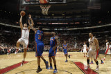 New York Knicks v Toronto Raptors: Andrea Bargnani and Shawne Williams Photographic Print by Ron Turenne