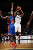 New York Knicks v Washington Wizards: Gilbert Arenas and Raymond Felton Photographic Print by Ned Dishman