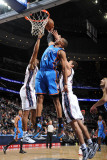 Oklahoma City Thunder v New Jersey Nets: Russell Westbrook Photographie par Jesse D. Garrabrant