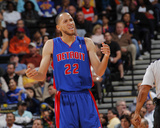 Detroit Pistons v Golden State Warriors: Tayshaun Prince Photographic Print by Rocky Widner