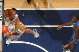 Orlando Magic v Indiana Pacers: Jeff Foster Photographic Print by Ron Hoskins