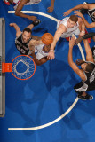 San Antonio Spurs v Los Angeles Clippers: Manu Ginobili, Eric Bledsoe and Blake Griffin Photographic Print by Andrew Bernstein