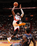Charlotte Bobcats v Miami Heat: Dwyane Wade Photographic Print by Andrew Bernstein