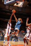 Minnesota Timberwolves v New York Knicks: Sebastian Telfair and Shawne Williams Photographic Print by Nathaniel S. Butler