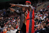 New Jersey Nets v Philadelphia 76ers: Avery Johnson and Anthony Morrow Photographie par Jesse D. Garrabrant