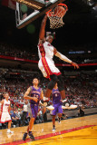 Phoenix Suns v Miami Heat: Dwyane Wade Photographic Print by Victor Baldizon