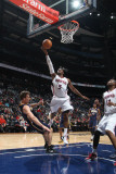 Indiana Pacers v Atlanta Hawks: Damien Wilkins and Mike Dunleavy Photographic Print by Scott Cunningham