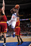 Cleveland Cavaliers v Philadelphia 76ers: Jrue Holiday and Anderson Varejao Photographic Print by Jesse D. Garrabrant