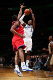 Philadelphia 76ers v Washington Wizards: John Wall and Thaddeus Young Photographic Print by Ned Dishman
