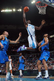 Dallas Mavericks v New Orleans Hornets: Emeka Okafor Photographic Print by Chris Graythen