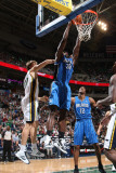 Orlando Magic v Utah Jazz: Brandon Bess and Andrei Kirilenko Photographic Print by Melissa Majchrzak