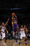 Los Angeles Lakers v Milwaukee Bucks: Kobe Bryant and John Salmons Photographic Print by Gary Dineen