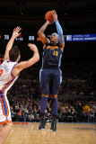 Denver Nuggets v New York Knicks: Carmelo Anthony and Danilo Gallinari Photographic Print by Nathaniel S. Butler