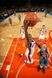 Minnesota Timberwolves v New York Knicks: Raymond Felton and Kevin Love Photographic Print by Nathaniel S. Butler