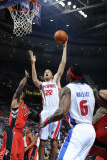 Toronto Raptors v Detroit Pistons: Tayshaun Prince, Sonny Weems and Ben Wallace Photographic Print by Allen Einstein