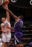 Sacramento Kings v Los Angeles Clippers: Blake Griffin and DeMarcus Cousins Photographic Print by Noah Graham