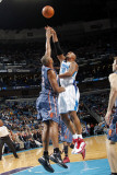 Charlotte Bobcats v New Orleans Hornets: David West and Boris Diaw Photographic Print by Layne Murdoch