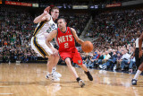 New Jersey Nets v Utah Jazz: Jordan Farmar and Gordon Hayward Photographic Print by Melissa Majchrzak