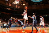 Denver Nuggets v New York Knicks: Wilson Chandler and J.R. Smith Photographic Print by Nathaniel S. Butler