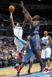 Charlotte Bobcats v New Orleans Hornets: Trevor Ariza and Nazr Mohammed Photographic Print by Layne Murdoch