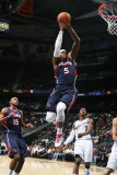 Washington Wizards v Atlanta Hawks: Josh Smith Fotografisk tryk af Scott Cunningham