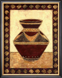 Tribal Urn II Print by Elizabeth David