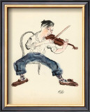 Violin Art by Rivka 