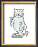 Bathroom Cats VI Poster by A. Langston