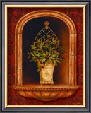 Olive Topiary Niches II Prints by Pamela Gladding