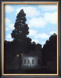 L'Empire des Lumieres Print by Rene Magritte