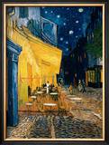 The Café Terrace on the Place du Forum, Arles, at Night, c.1888 Print by Vincent van Gogh