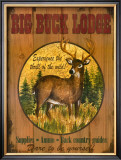 Big Buck Lodge Posters by Debi Hron