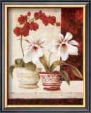 Red Orchids Print by Yuna 